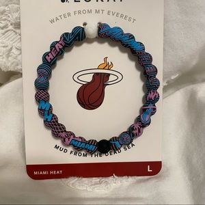 New Lokai Miami Heat Vice Silicone Bracelet
